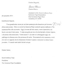 Clicca per leggere la lettera di D.A. POPE